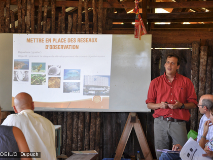 Réunion publique sur le bilan de santé de la rivière Kué, Goro